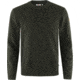 Fjallraven Ovik Round-Neck Sweater - Mens, Dark Olive, Extra Large, F87323-633-XL