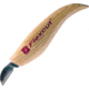 Flexcut Chip Carving Knife, 1 1/8 high carbon steel blade, Ergonomic wood handle, KN15