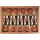 Flexcut Premium Deluxe Palm Set, SS Blade, Cherry Wood Handles, FRP405