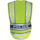Flying Cross Pro Series Hi-Vis Safety Vest w/ Navy Band &amp; POLICE Lettering, LAPD Navy, 2XL, 71500P862XLNA