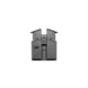 Fobus Double Pistol Magazine Pouch, Single-Stack .45 Caliber, Black, 4500