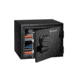 Fortress Small Fire and Waterproof Safe with E-Lock, Black Santex, Small, 44EF10W