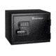 Fortress Small Fire and Waterproof Safe with E-Lock, Black Santex, Small, 44EF10W