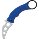 Fox Blackbird Linerlock Trainer Folding Knife, 2.5 satin finish unsharpened Bohler N690 stainles, Blue G10 handle, 01FX761