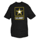 Fox Outdoor Army One-Sided Imprinted T-Shirt, Army Star / Black, Large, 63-925 L