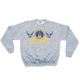 Fox Outdoor Crewneck Sweatshirt, Air Force Seal - Grey, Small, 64-6715 S