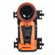 FoxFury Breakthrough BT3 4AA Rechargeable Right Angle LED Spot Light,600 Lumens,Orange 380-BT3-OR-RECH