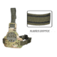 G-Code Drop Leg Single Holster Mount w/ Cobra Buckle Leg Strap, Grey, GCA76-CB-GY
