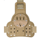 G-Code Drop Leg Single Holster Mount w/ Cobra Buckle Leg Strap, Tan, GCA76-CB-CT