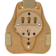G-Code MULE ISS Carry Platform w/ Plastic Buckle Leg Strap, Tan, GCA77-PB-CT