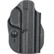 G-Code OSH OWB Holster, Glock 17 Gen 2/Glock 17 Gen 1/Glock 17 Gen 3/Glock 17 Gen 4, Right Hand, Black, OSH-002-RH-RMR-GCA11-BK