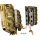 G-Code Soft Shell Scorpion Magazine Carrier Pack of 2, Rifle, R1/R2/R3 Molle &amp; Belt Mounts, Ambidextrious, Green On Black, OD Green Frame/Black Shell, Rifle, SS-R1-2PK-123-GNBK