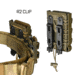 G-Code Soft Shell Scorpion Magazine Carrier Pack of 2, Rifle, R1/R2/R3 Molle &amp; Belt Mounts, Ambidextrious, Green On Black, OD Green Frame/Black Shell, Rifle, SS-R1-2PK-123-GNBK