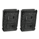 G-Code Soft Shell Scorpion Magazine Carrier Pack of 2, Rifle, R1/R2/R3 Molle and Belt Mounts, Ambidextrious, Black On Black, Black Frame/Black Shell, Rifle, SS-R1-2PK-123-BKBK