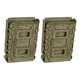 G-Code Soft Shell Scorpion Magazine Carrier Pack of 2, Rifle, R1/R2/R3 Molle and Belt Mounts, Ambidextrious, Green On Green, OD Green Frame/OD Green Shell, Rifle, SS-R1-2PK-123-GNGN
