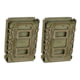 G-Code Soft Shell Scorpion Magazine Carrier Pack of 2, Rifle, R1/R2/R3 Molle and Belt Mounts, Ambidextrious, Green On Green, OD Green Frame/OD Green Shell, Rifle, SS-R1-2PK-123-GNGN