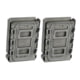 G-Code Soft Shell Scorpion Magazine Carrier Pack of 2, Rifle, R1/R2/R3 Molle and Belt Mounts, Ambidextrious, Grey On Grey, Grey Frame/Grey Shell, Rifle, SS-R1-2PK-123-GYGY