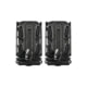 G-Code Soft Shell Scorpion Pistol Magazine Carrier Pack of 2, Short, P1/P2/P3 Molle and Belt Mounts, Ambidextrious, Black On Black, Black Frame/Black Shell, Short, SS-P2-2PK-123-BKBK
