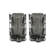 G-Code Soft Shell Scorpion Pistol Magazine Carrier Pack of 2, Short,P1/P2/P3 Molle and Belt Mounts, Ambidextrious, Grey On Grey, Grey Frame/Grey Shell, Short, SS-P2-2PK-123-GYGY
