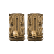 G-Code Soft Shell Scorpion Pistol Magazine Carrier Pack of 2, Short, P1/P2/P3 Molle and Belt Mounts, Ambidextrious, Tan On Tan, Tan Frame/Tan Shell, Short, SS-P2-2PK-123-TNTN