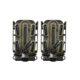 G-Code Soft Shell Scorpion Pistol Magazine Carrier Pack of 2, Short, P1/P2/P3 Molle &amp; Belt Mounts, Ambidextrious, Green On Black, OD Green Frame/Black Shell, Short, SS-P2-2PK-123-GNBK