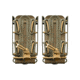 G-Code Soft Shell Scorpion Pistol Magazine Carrier Pack of 2, Tall, P1/P2/P3 Molle and Belt Mounts, Ambidextrious, Green On Tan, OD Green Frame/Tan Shell, Tall, SS-P1-2PK-123-GNTN