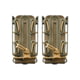 G-Code Soft Shell Scorpion Pistol Magazine Carrier Pack of 2, Tall, P1/P2/P3 Molle and Belt Mounts, Ambidextrious, Green On Tan, OD Green Frame/Tan Shell, Tall, SS-P1-2PK-123-GNTN