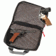 GPS Quad Pistol Range BagCase, 13in, Nylon, Black, GPS-1310PC