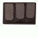 Galati Gear 3 Pocket Rifle Mag Pouch with Velcro Back, Black, SQMP340