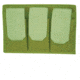 Galati Gear 3 Pocket Rifle Mag Pouch with Velcro Back, Olive Drab, SQMP340OD