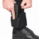 Galco Ankle Guard Leather Holster, Left, Ankle Holster, Plain, Black , AGD801RB