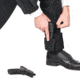 Galco Ankle Guard Leather Holster, Left, Ankle Holster, Plain, Black , AGD801RB
