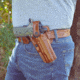 Galco APO Strongside/Crossdraw Belt Holster, Colt 5in 1911, Right, Tan, APO212R