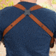 Galco Classic Lite 2.0 Shoulder System Shoulder Size Fits Chest Up To 56&quot; Natural Leather Fits Glock 43, Right Hand, CL2800R