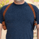 Galco Classic Lite 2.0 Shoulder System Shoulder Size Fits Chest Up To 56&quot; Natural Leather Fits Glock 43, Right Hand, CL2800R