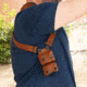 Galco Classic Lite 2.0 Shoulder System Shoulder Size Fits Chest Up To 56&quot; Natural Leather Fits Glock 43, Right Hand, CL2800R