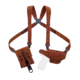 Galco Classic Lite 2.0 Shoulder System Shoulder Size Fits Chest Up To 56in Natural Leather Fits Glock 43, Right Hand, Natural, CL2-800R
