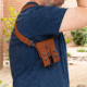 Galco Classic Lite 2.0 Shoulder System Shoulder Size Fits Chest Up To 56in Natural Leather Fits Glock 43, Right Hand, Natural, CL2-800R