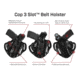 Galco Cop 3 Slot Holster, Hk P30, Black, Black, CTS440RB