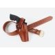 Galco Outdoorsman Belt Leather Holster, Smith &amp; Wesson Model 500 X-Frame Revolver 4in, Left Hand, Plain, Tan, DAO171
