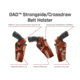 Galco Dao Strongside/Crossdraw Belt Holster, Colt King Cobra 4 1/4in, Right Hand, Tan, DAO370