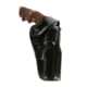 Galco Dao Strongside/Crossdraw Belt Holster, Colt Python 4 1/4in, Ruger Gp100 4.2in, Smith &amp; Wesson L Frame M686 Plus 4.125in, Smith &amp; Wesson L Frame M69 4.25in, Right Hand, Black, DAO334B