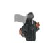 Galco Fletch High Ride Belt Leather Holster, Heckler &amp; Koch USP Compact .45 ACP, Left Hand, Black, FL429B