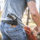 Galco Summer Comfort Premium Steerhide IWB Holster, S&amp;W Model 27 N 4in, S&amp;W Model 28 N 4in, S&amp;W Model 29 N 4in, S&amp;W Model 629 N 4in, S&amp;W Model 327 N 4in, S&amp;W Model 329 N 4in, Right Hand, Tan, SUM126
