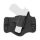 Galco Kingtuk Deluxe Kydex/Leather IWB Holster, Glock 43, Left Hand, Black, KT801RB
