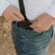 Galco Masterbilt Master Agent Shoulder System Leather, Smith &amp; Wesson J Frame M36 2in, Right, Black, MA158B