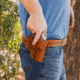 Galco Masterbilt Revenger Belt Holster, Smith &amp; Wesson K Frame M19 2 1/2in, Smith &amp; Wesson K Frame M66 2 1/2in, Right Hand, Tan, REV112