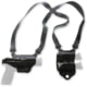 Galco Miami Classic II Shoulder System Tan Full Grain Leather, P365XL, Right Hand, Black, MCII870B