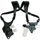 Galco Parabellum 2.0 Shoulder System, Glock 17 Gen 1-5, Glock 17 w/wo red dot, Glock 19 Gen 1-5, Glock 19 w/wo red dot, Glock 19X, Glock 22 Gen 2-4, Glock 22 Gen 2-4 w/wo red dot, Right Hand, Black, PB2-224RB