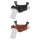 Galco S3H Shoulder Holster Component for .40, .45 Handguns, Leather, Black, Tan
